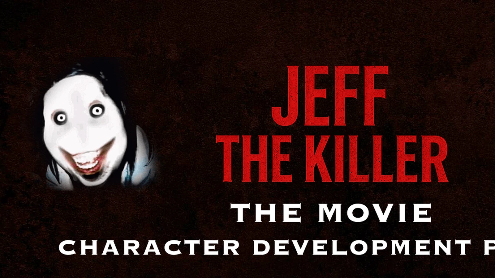 Offizielles Projektmotiv zum Horrorfilm Jeff the Killer